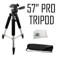 thumbnail image 2 of Professional 57-inch Tripod 3-way Panhead Tilt Motion with Built In Bubble Leveling for Sony Cyber-shot RX10, RX10 II, HX400V, HX200V, HX100V, DSC-HX50V, DSC-HX60V, RX100, RX100M II, RX100M III, RX100, 2 of 6