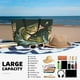 thumbnail image 5 of Fotbe Largemouth Bass jumps out of water Bolsa de Viaje para Playa - Resistente al Agua, Bolsa Tote de Gran Capacidad y Ligera con 7 Bolsillos para Mujeres y Hombres, 5 of 7