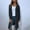 Black, variant on Jesvior Women's Open-Front Hooded Long Duster Cardigan, Loose Cable-Knit Maxi Sweater for Fall Travel, Shopping, Casual Weekend Outfits