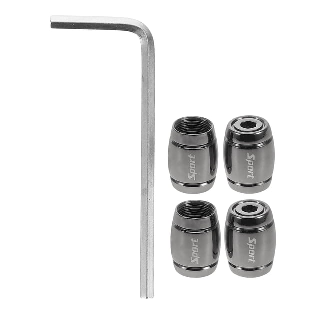 4 tapones para válvulas de neumáticos de coche, de motocicleta y de aire