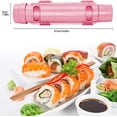 thumbnail image 2 of Sushi Maker【Upgraded】 Effortless Sushi Making Kit for Beginners, Sushi Bazooka, Food Grade Plastic Sushi Roller, Rice Mold, and Meat Rolling Tool - Easy to Make Perfect Homemade Sushi Rolls, 2 of 12