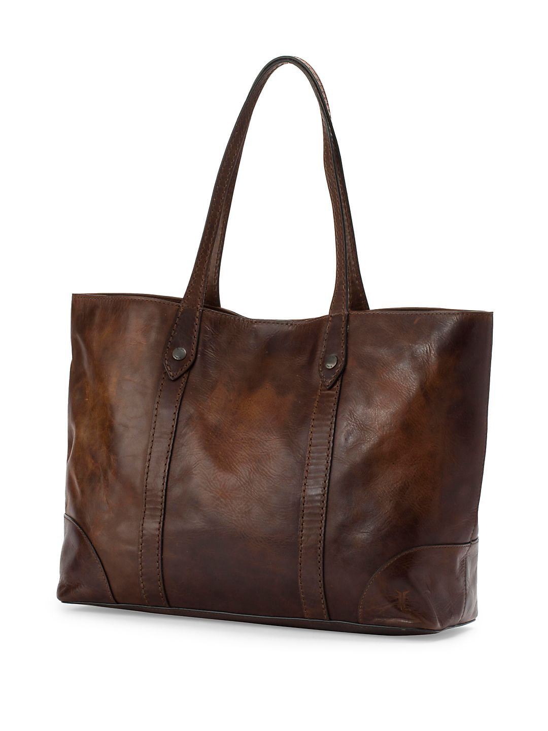 Frye Melissa Ladies Large Dark Brown Leather Shoulder Bag DB181 