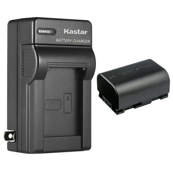 Kastar 1-Pack Battery and AC Wall Charger Replacement for JVC GZ-HM334BEU GZ-HM335 GZ-HM335BEU GZ-HM340 GZ-HM350 GZ-HM390 GZ-HM430 GZ-HM435 GZ-HM440 GZ-HM445 GZ-HM446 GZ-HM450 GZ-HM550 GZ-HM550BEK
