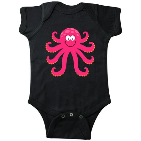 

Inktastic Octopus Sea Creature Pink Girls Gift Baby Girl Bodysuit