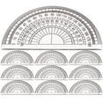 thumbnail image 1 of SHISUYAN 10pcs Plastic Protractors Math Protractor Angle Measurement Tools 180 Degree Protractors for Students, 1 of 9