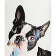 thumbnail image 2 of Pet Portrait White Cotton Canvas Bag - I Love Boston Terriers, 2 of 3
