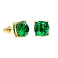 thumbnail image 1 of Pendientes de resina con efecto de estrella de colores y lentejuelas cuadradas de imitación de gemas, pendientes de moda sencillos, 1 of 5