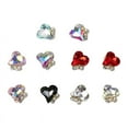 thumbnail image 1 of 10Pcs/Set Heart Nail Art Decor Three-dimensional Stunning Visual Effect Easy to Paste DIY Craft Glass Faux Pearl Rhinestones Nail Art Decoration, 1 of 6