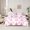 White Pink 02, variant on Feelyou Christmas Tree Kids Twin Bedding Sets 7-Piece, Funny Xmas Snowman Bedding Comforter Set, Pink Snowflake Print Reversible Sheet Sets, Breathable Home Decor