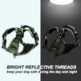 thumbnail image 3 of Arnés para perros, collar para perros, conjunto de correa para perros, chaleco antitirones ajustable para arnés reflectante para perros (XL) camuflaje, 3 of 5