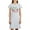 Heather Gray, variant on - Im Nice She's Naughty Elf Hat - Women's Nightshirt