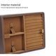 thumbnail image 4 of Minnieouse Caja de almacenamiento de 2 capas, cajas de cuero, colgante, collar, cadena, pulsera, caja, organizador de gran capacidad para el hogar Ropa, zapatos y accesorios Miscelánea Minnieouse AP016374-01, 4 of 6