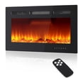 thumbnail image 1 of Bingirl Timer and Remote-Controlled Electric Fireplace with 12 Realistic Flame Colors, Touch Screen, and Brightness Control for Bedrooms and Living Rooms, 1 of 8