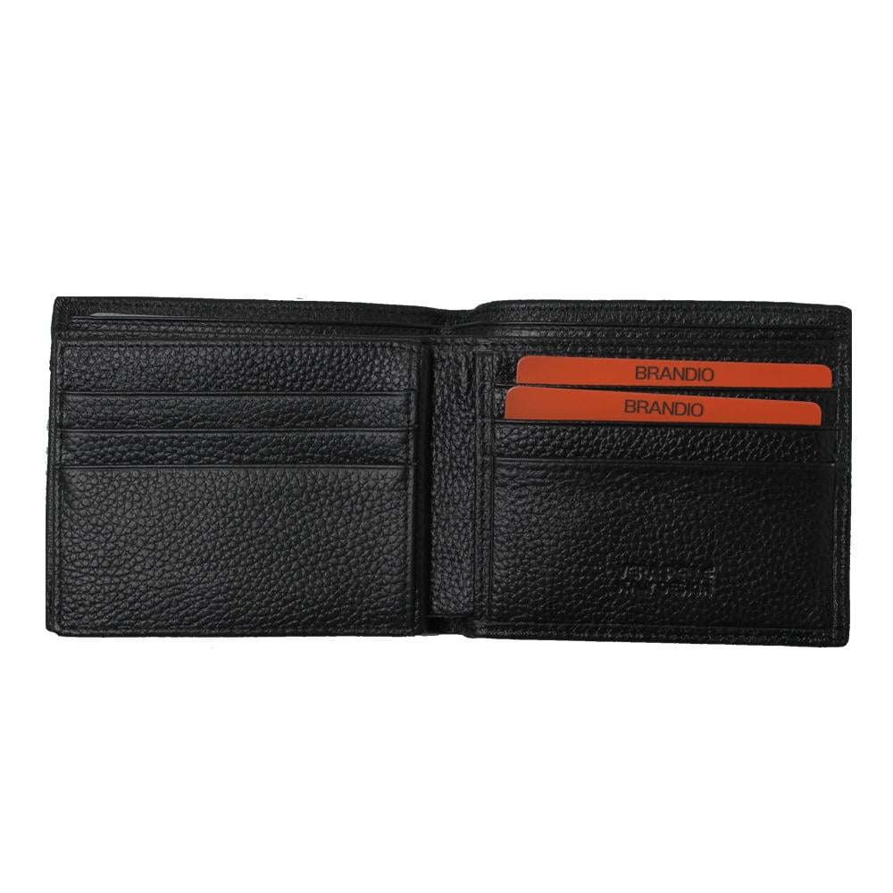 Cartera Brandio 0222 Negra de Piel para Caballero