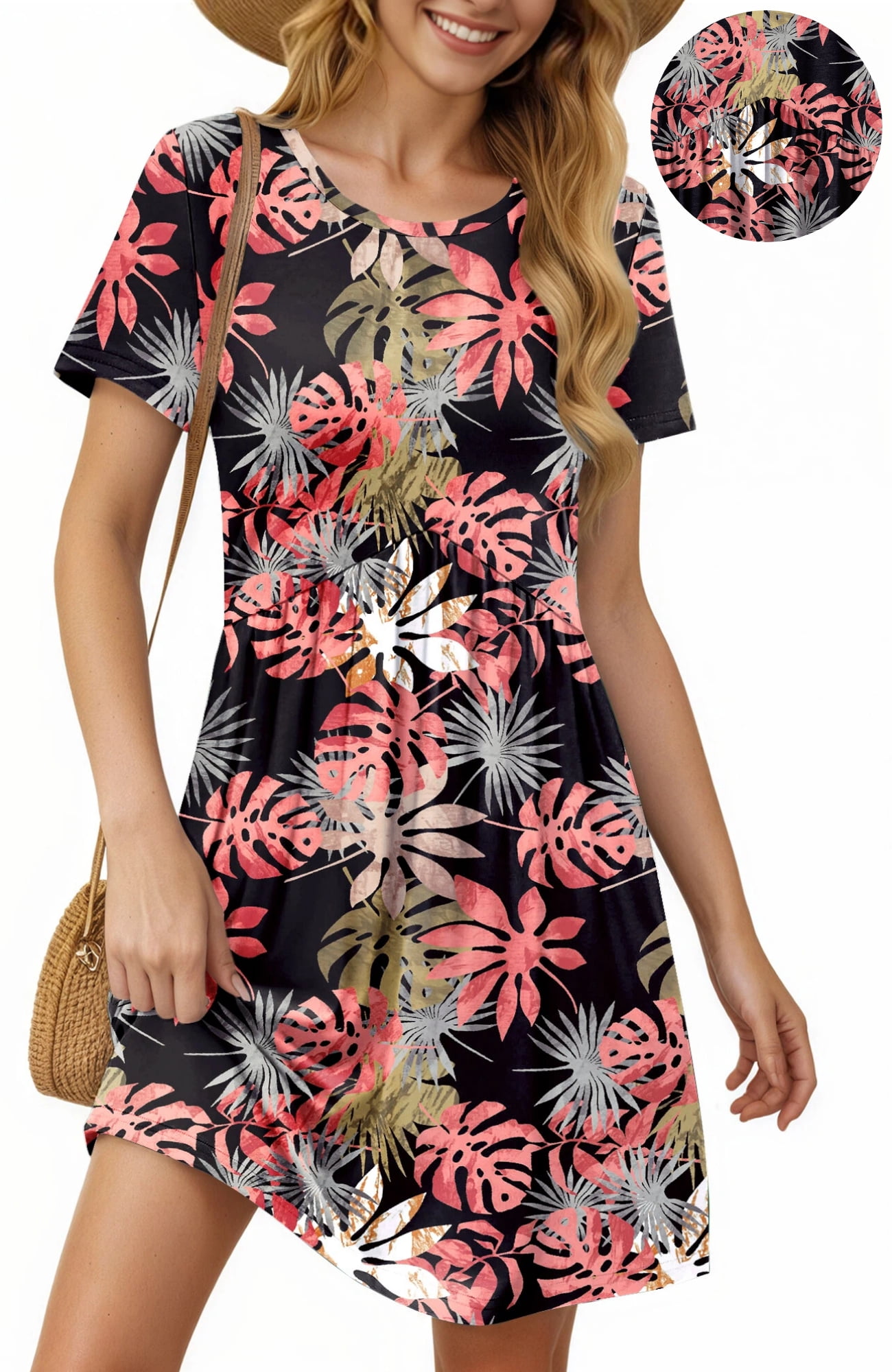 UVN Fall Dresses for Women Long Sleeve Casual Winter Dress with Pockets Buttons Side Tunic Dress - Walmart.com UVN Fall Dresses for Women Long Sleeve Casual Winter Dress with Pockets Buttons Side Tunic Dress - Walmart.com