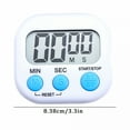 thumbnail image 2 of GJX Digital Display Visual Electronic Timer Kitchen Timer Students Reading Time Reminder Clock Timer Kid Timer Visual Countdown Visual Timer for Kids Ring Stopwatch Kitchen Timer Wind Up 3 Minute, 2 of 7