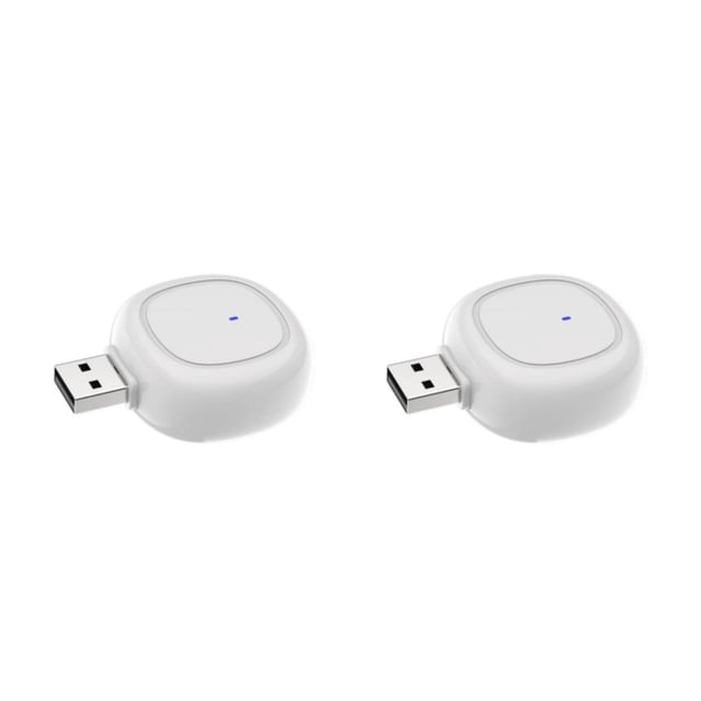 Toystoory Repelente de mosquitos ultrasónico USB Controles Repelentes Repelente de plagas Interior para almacén Oficina Restaurantes Blanco Blanco 2Conjunto