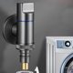 thumbnail image 3 of Washing Machine Faucet Water Stop Quick Opening Angle Valve G1/2 Wall Mounted Mop Pool Faucet Single Cold Bathroom Accessories, 3 of 11