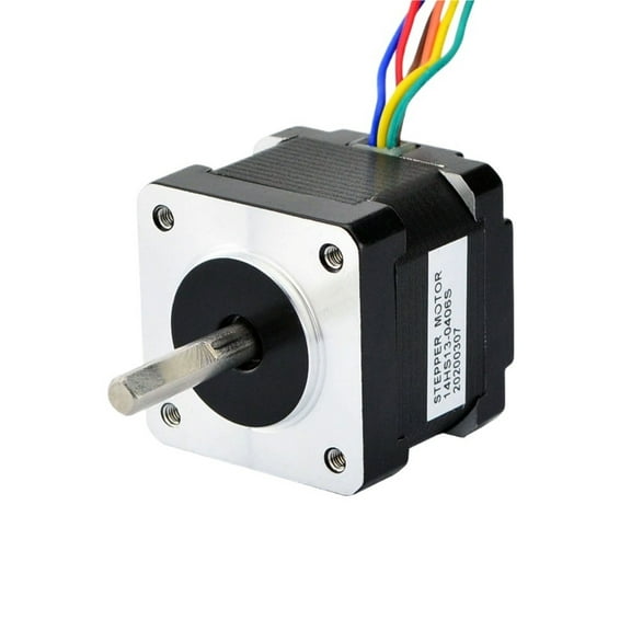 YCJYWXSR Nema 14 Stepper Motor Unipolar 6 lead 1.8deg 10Ncm 0.4A 35x35x34mm for DIY CNC 3D Printer