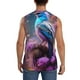 thumbnail image 4 of Balery Beautiful Flower Blue Bird Camisetas sin mangas para hombre, absorbe la humedad y protege contra el mal olor.-Small, 4 of 7