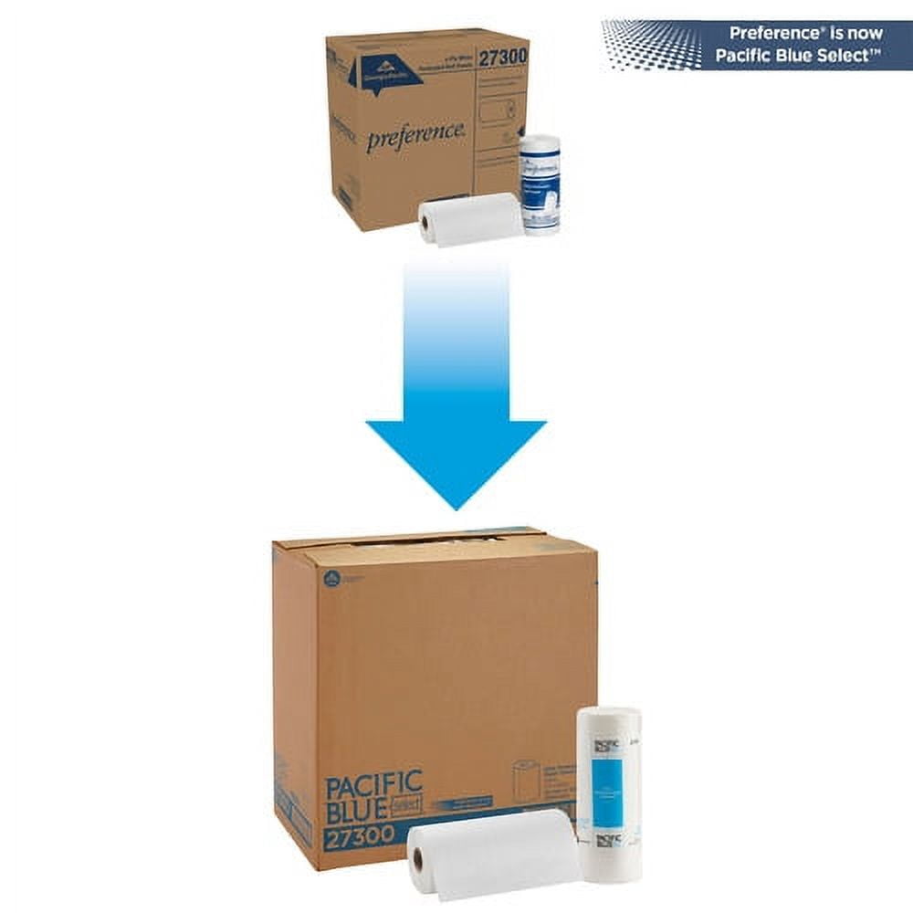 Georgia-Pacific Preference 100 Sheet Perforated Roll Towels 2 Ply - 8.80" x 11" - 100 Sheets/Roll - White - Paper - Perforated, Strong, Absorbent - for Healthcare, Food Service - 100 - 30 / Carton