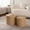 Light Wood, variant on Noble House Nathan 2-Piece Round Nesting Coffee Table Set, Modern Wooden Industrial Side Tables, Light Wood, Set of 2