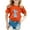Orange, variant on Suilloe Toddler Girls Tess Cute Animal Graphic Graphic Short Sleeve Shirt Kids Girls Summer Soft Stylish And Comfortable Tee Tops,12 -24 Months