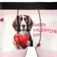 thumbnail image 4 of Happy Valentine's Day English Springer Spaniel Brings Love Heart All Over Print Boxer Briefs Underwear for Men Dad Springers Dog Lover Gifts - 02028, 4 of 6