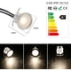 thumbnail image 2 of Focos LED empotrables de 16 piezas, focos empotrables, focos LED de techo, focos de baño, focos de techo de 32 mm / IP67 resistente al agua / superbrillante (blanco cálido 3000K) [clase energética A+], 2 of 5