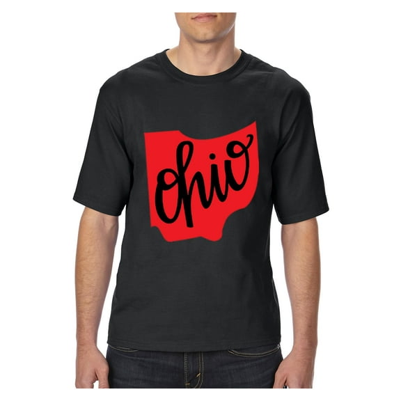 Normal is Boring - Big Men's T-Shirt, up to Tall Size 3XLT - Ohio