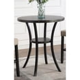 thumbnail image 2 of 3-Piece Bar Height Table and Blue Fabric Stools / Enjoy Cozy Meals with 2 People, 2 of 4