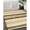 thumbnail image 3 of Ahgly Company Machine Washable Indoor Rectangle Contemporary Dark Almond Brown Area Rugs, 5' x 7', 3 of 7