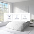 thumbnail image 3 of Kotton Culture Striped Duvet Cover California King 3 Piece 100% Egyptian Cotton Breathable All Season 600 Thread Count with Zipper & Corner Ties Soft Comforter Cover (Cal King/King, White), 3 of 8