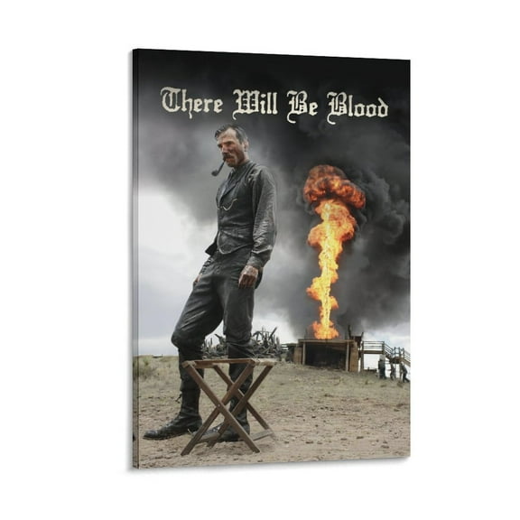 There Will Be Blood Movie Poster Posters Art Print Wall Photo Paint Poster Hanging Picture Family Bedroom Decor Gift 24x36inch(60x90cm)