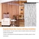 thumbnail image 2 of Cateissary Cuentas Puerta Cortina Hardware Estilo simple Habitación Adorno Puerta Colgante Escena Diseño Habitación Decoración Kit Tratamientos de ventanas Negro, 2 of 6