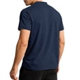 thumbnail image 4 of CBASIHI Henley Shirts for Men with Pocket- Casual Short Sleeve Classic Fashion Lightweight Cotton T-Shirt for Summer Daily Wear Navy Size S-2XL, 4 of 9