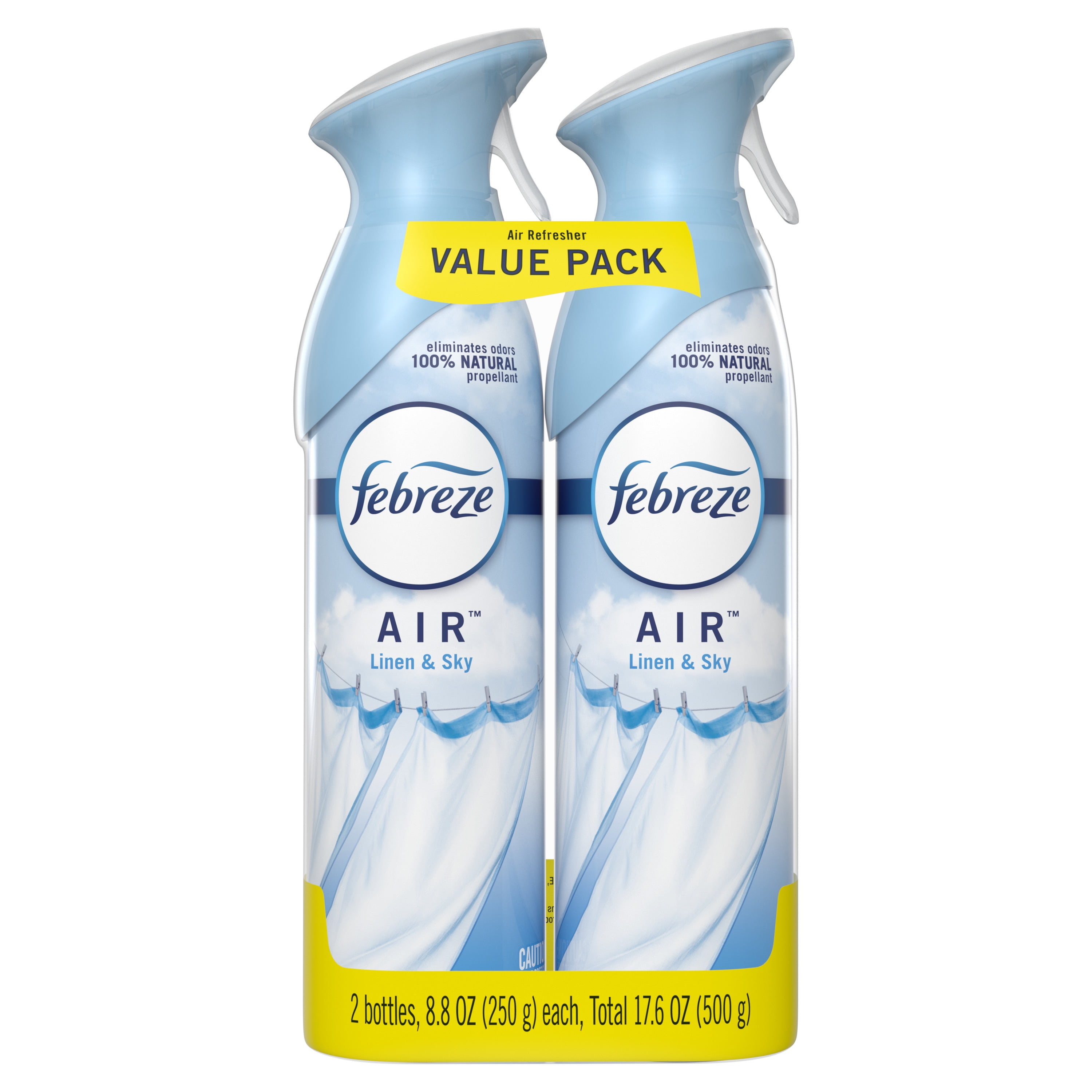 Febreze OdorEliminating Air Freshener Spray, Linen & Sky, 2 Ct