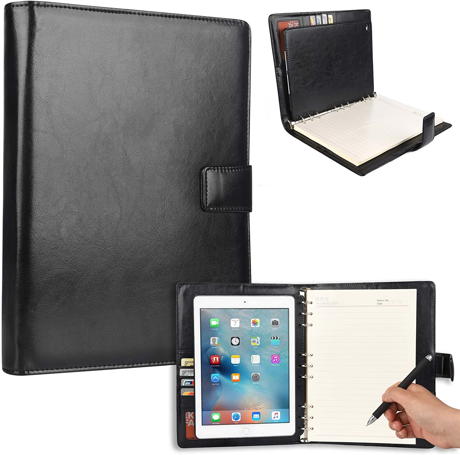 Cooper FolderTab [Padfolio Tablet Case with Notepad] for iPad Air 1