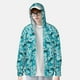 thumbnail image 2 of Balery Shark Wearing Sunglasses Sudadera ligera de manga larga con capucha y protección solar UPF 50+ para hombre y mujer, ideal para pesca y running-XX-Large, 2 of 7