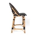 thumbnail image 5 of Classic Rattan Counter Stool High Back Adjustable Seat Counter Height Handmade Manau Rattan Bar Stool 300 lb Capacity, 5 of 7