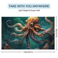 thumbnail image 2 of Colorful Octopus Oversized -Washed Lightweight Quick Dry Beach Towels - 32"x63", 2 of 7