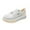 Beige, variant on NOKIO Women Chunky Sneakers Arch Comfortable Casual Platform Fashion Sneaker Ladies Fashion Color Blocking Leather Lace Up Comfortable Thick Soled Casual Sports Shoes