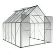 8x12 FT Greenhouse for Outdoors, Heavy Duty Storage Shed with