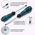thumbnail image 3 of Juego de Destornilladores 9 Pzs BLOOSOM Herramientas Magnét azul, 3 of 5