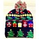 thumbnail image 1 of ¡Nuevo estilo! Sombrero de Navidad LED, gorro iluminado, cálido, 48 patrones, suéter de muñeco de nieve de Año Nuevo, decoraciones navideñas, 1 of 4