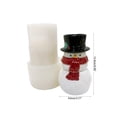 thumbnail image 5 of 3D Cartoon Bakeware Tools Sugarcraft Mould Cake Mold Snowman Theme Shape Environmentally Gift Food-grade Silicone, 5 of 11