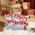 thumbnail image 6 of FastXmas Christmas Pillow Covers 18x18 Inch Pillow Covers Xmas Decorations Merry Christmas Pillows Winter Holiday Farmhouse Seasonal Throw Case Decor for Sofa Couch, 6 of 6