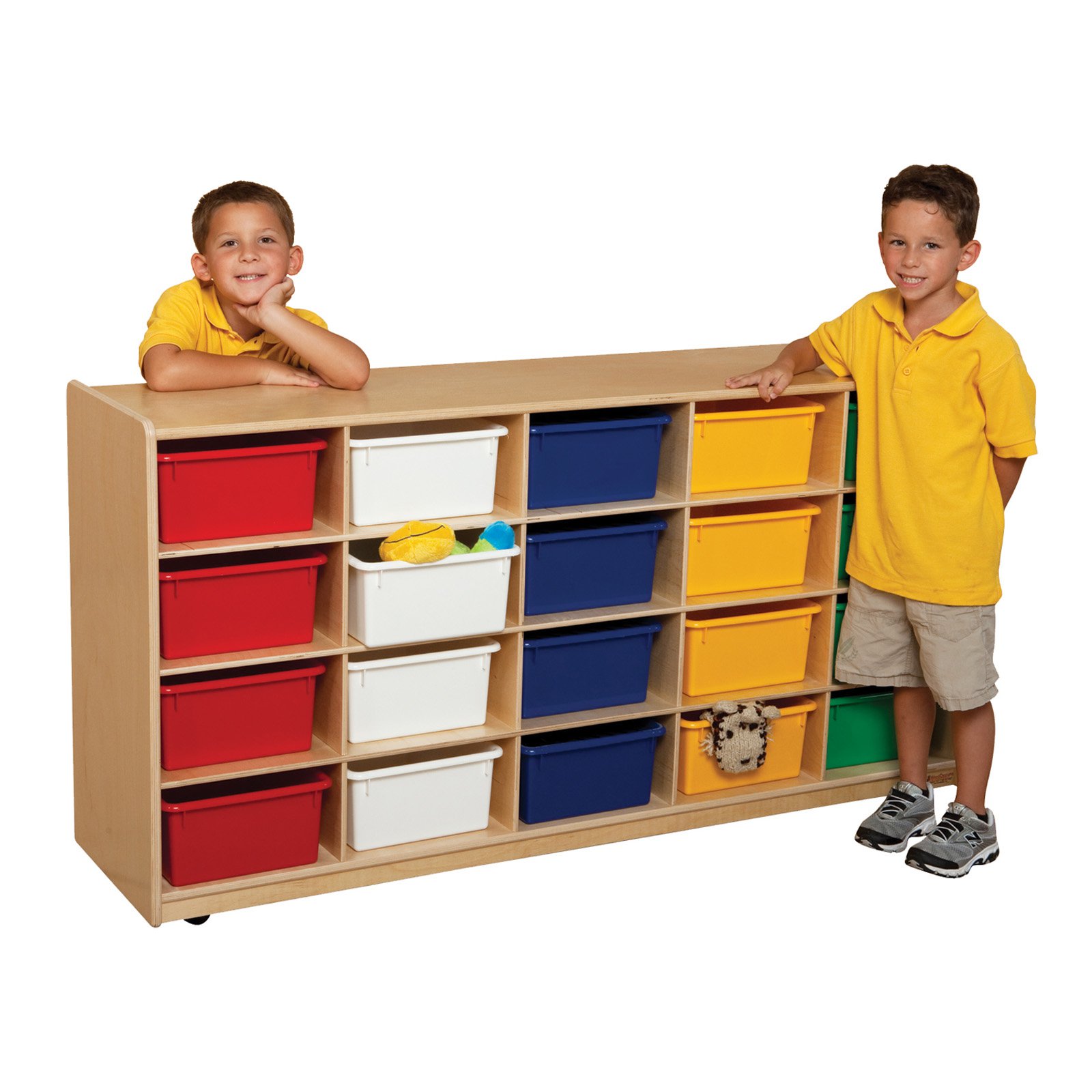 Wood Designs 20 Letter Tray Storage Unit with 5 in. Trays