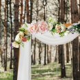 thumbnail image 2 of 1Pack Artificial Rose Lintel Wedding Hall Decoration Arch 19.7*5.1In, 2 of 6