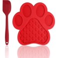 thumbnail image 1 of Colchoneta para lamer perros, con ventosa, utilizada para lamer la mantequilla de maní en el baño para perros oso de fresa Hogar, 1 of 3